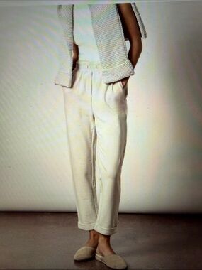 BROCHU WALKER The Scottie Terry Pant in Oyster Size Medium